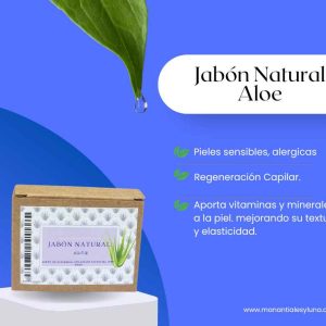 Aloe jabon Jabón Glicerina 65g.