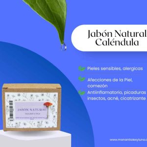 Calendula jabon Jabón Glicerina 65g.