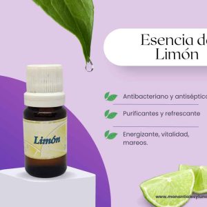 Limon es Frasco ámbar 10ml. c/gotero.
