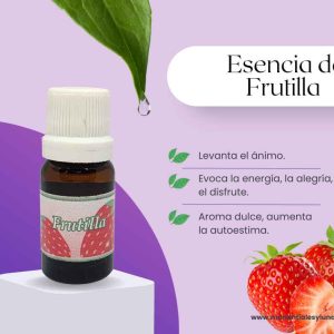 Frutilla es Frasco ámbar 10ml. c/gotero.