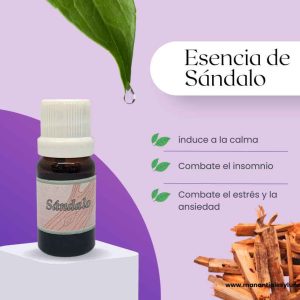 Sandalo es Frasco ámbar 10ml. c/gotero.