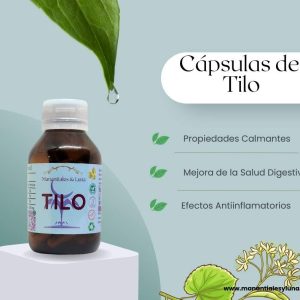 Tilo cap Frasco. Vidrio. Ámbar. 
60cáp. 0.285mg