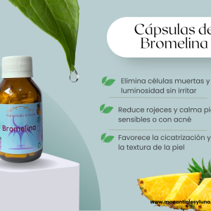 Bromelina cap Frasco