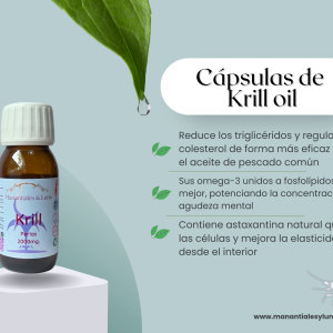 Krill Perlas. Frasco