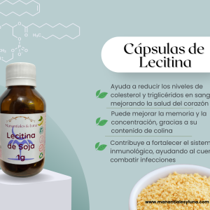 Lecitina perlas 1g. Frasco