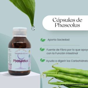 Phaseolus Cap. Frasco. Vidrio. Ámbar.
60cáp. 0.385mg