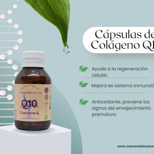 Q10 cap Frasco. Vidrio. Ámbar. 
60cáp. 0.540mg