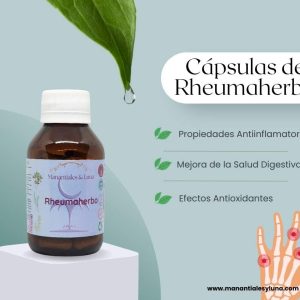 Rheumaherbo cap Frasco. Vidrio. Ámbar.
60cáp. 0.335mg