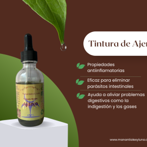 Ajenjo tm50 Frasco, vidrio, ambar, 50ml
c/gotero, Contiene Alcohol 98%