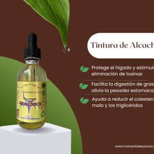 Alcachofa tm50 Frasco, vidrio, ambar, 50ml
c/gotero, Contiene Alcohol 98%