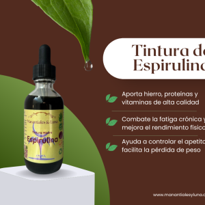 Espirulina tm50 Frasco, vidrio, ambar, 50ml
c/gotero, Contiene Alcohol 98%