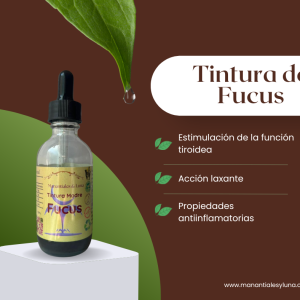 Fucus tm50 Frasco, vidrio, ambar, 50ml
c/gotero, Contiene Alcohol 98%