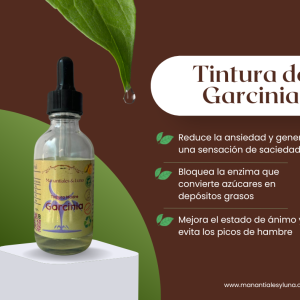 Garcinia tm50 Frasco, vidrio, ambar, 50ml
c/gotero, Contiene Alcohol 98%