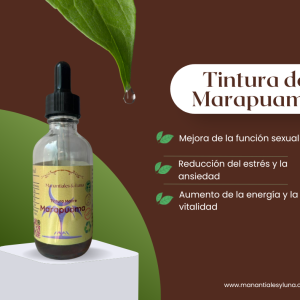 Marapuama tm50 Frasco, vidrio, ambar, 50ml
c/gotero, Contiene Alcohol 98%
