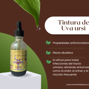 Uva ursi tm50 Frasco, vidrio, ambar, 50ml
c/gotero, Contiene Alcohol 98%