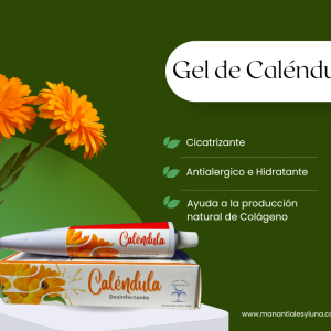 Calendula gel Pomo 60g en caja.