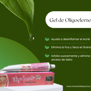Oligoelementos gel Pomo 60g en caja.