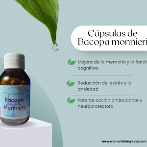 Bacopa monieri Cap. Frascos