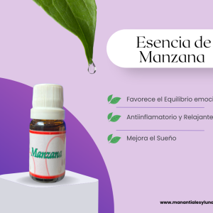 Manzana Es. Frasco ambar vidrio 10ml c/pipeta