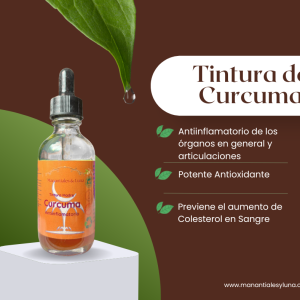 Curcuma tm50 Frasco, vidrio, ambar, 50ml
c/gotero, Contiene Alcohol 98%