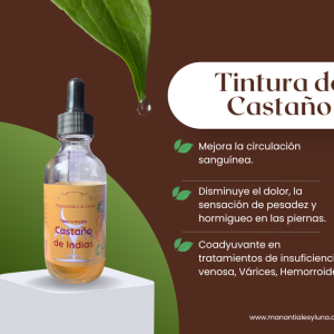 Castaño tm50 Frasco, vidrio, ambar, 50ml
c/gotero, Contiene Alcohol 98%