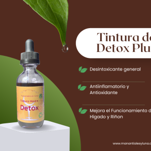 Detox tm50 Frasco, vidrio, ambar, 50ml
c/gotero, Contiene Alcohol 98%