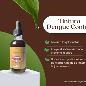 Dengue tm50 Frasco, vidrio, ambar, 50ml
c/gotero, Contiene Alcohol 98%