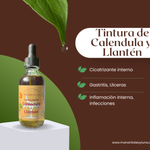 Calendula &. tm50 Frasco, vidrio, ambar, 50ml
c/gotero, Contiene Alcohol 98%