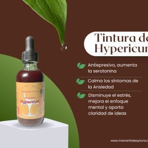Hypericum tm50 Frasco, vidrio, ambar, 50ml
c/gotero, Contiene Alcohol 98%