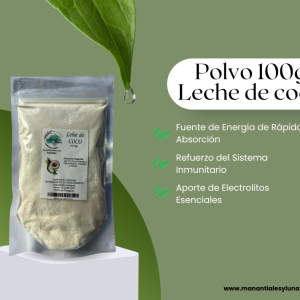 Leche de coco x100g Po