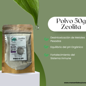 Zeolita po 50g Sobre 50gr.