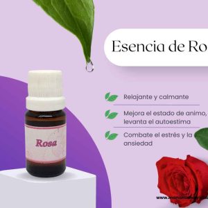 Rosas es Frasco ambar vidrio 10ml c/pipeta