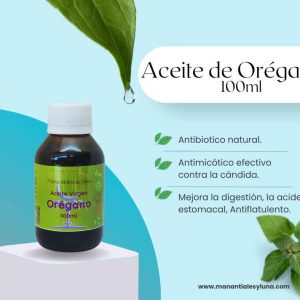 Oregano 100ml acc Frasco vidrio ambar. 100ml.