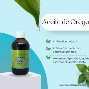 Oregano 200ml acc Frasco vidrio ambar. 200ml