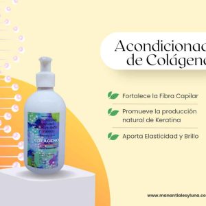 Colageno Enj. Botella plástico blanco c/bomba 250ml.