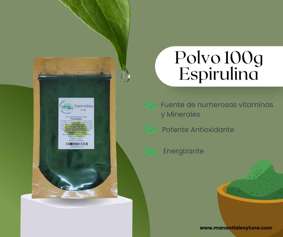 Espirulina 100g po Sobre 100g.